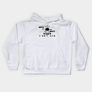 Black on White or White on Black Kids Hoodie